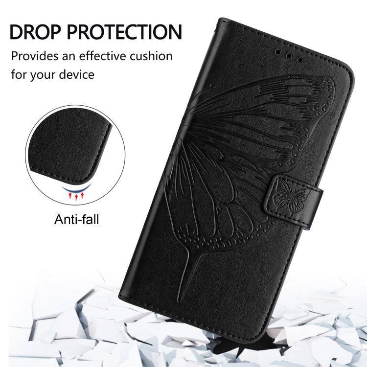 Embossed Butterfly Leather Phone Case, For iPhone 17e / 16e, For iPhone 17 Pro Max, For iPhone 17 Pro