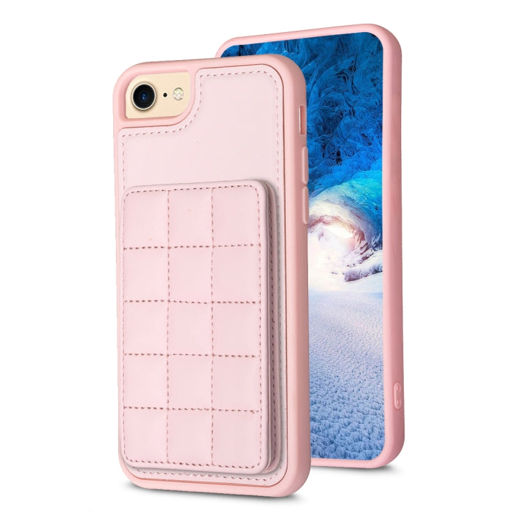 Grid Card Slot Holder Phone Case, For iPhone 14 Pro Max, For iPhone 15, For iPhone SE 2022 / SE 2020 / 8 / 7