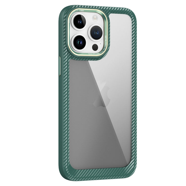 Carbon Fiber Transparent Back Panel Phone Case, For iPhone 13, For iPhone 12, For iPhone 12 Pro Max, For iPhone 12 Pro