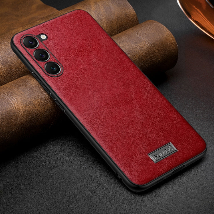 SULADA Shockproof TPU Hybrid Handmade Leather Phone Case, For Samsung Galaxy S25 5G, For Samsung Galaxy S25+ 5G, For Samsung Galaxy S25 Ultra 5G, For Samsung Galaxy S24 Ultra 5G