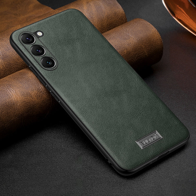 SULADA Shockproof TPU Hybrid Handmade Leather Phone Case, For Samsung Galaxy S25 5G, For Samsung Galaxy S25+ 5G, For Samsung Galaxy S25 Ultra 5G, For Samsung Galaxy S24 Ultra 5G