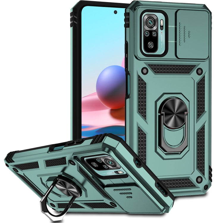 Sliding Camshield Holder Phone Case, For Xiaomi Redmi Note 10 Pro, For Xiaomi Redmi Note 10, For Xiaomi Poco X3