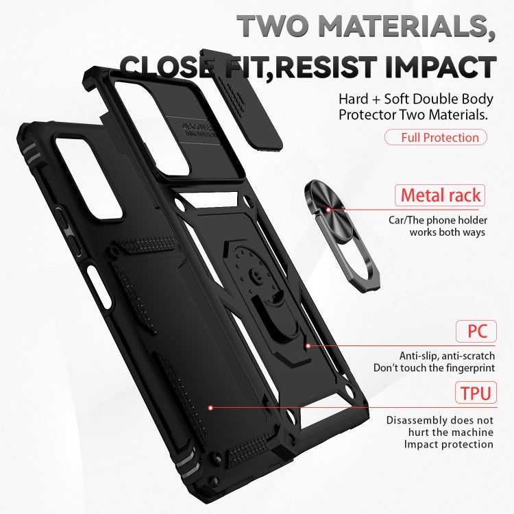 Sliding Camshield Holder Phone Case, For Xiaomi Redmi Note 10 Pro, For Xiaomi Redmi Note 10, For Xiaomi Poco X3
