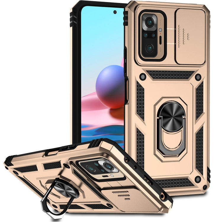 Sliding Camshield Holder Phone Case, For Xiaomi Redmi Note 10 Pro, For Xiaomi Redmi Note 10, For Xiaomi Poco X3