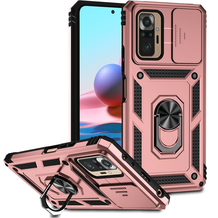 Sliding Camshield Holder Phone Case, For Xiaomi Redmi Note 10 Pro, For Xiaomi Redmi Note 10, For Xiaomi Poco X3