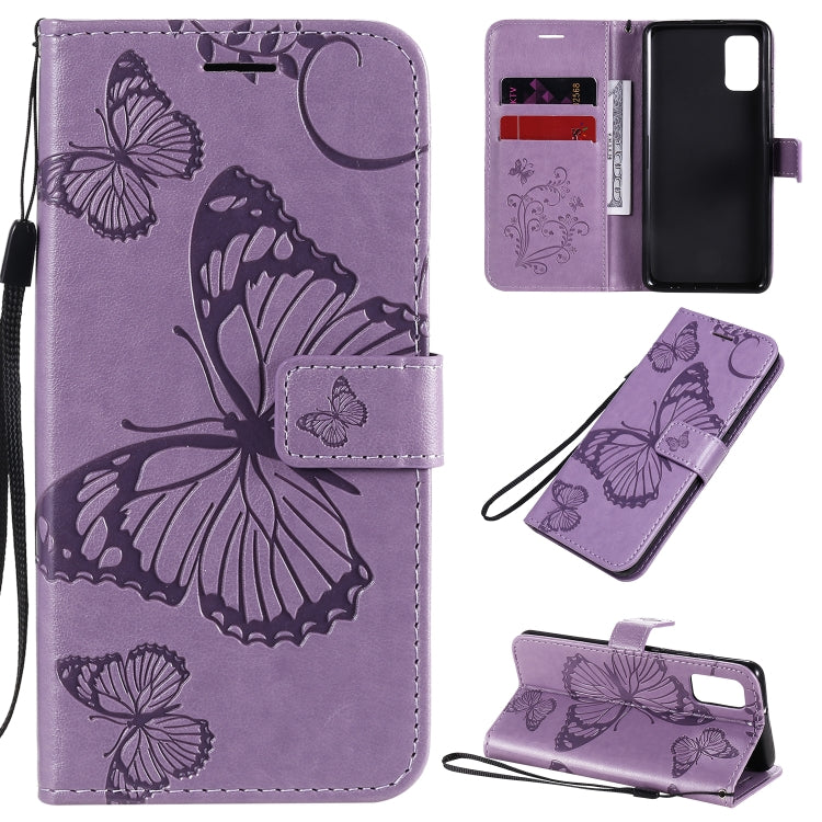 3D Butterflies Embossing Pattern Horizontal Flip Leather Case with Holder & Card Slot & Wallet, For Samsung Galaxy A41, For Samsung Galaxy A51 5G, For Samsung Galaxy A71 5G