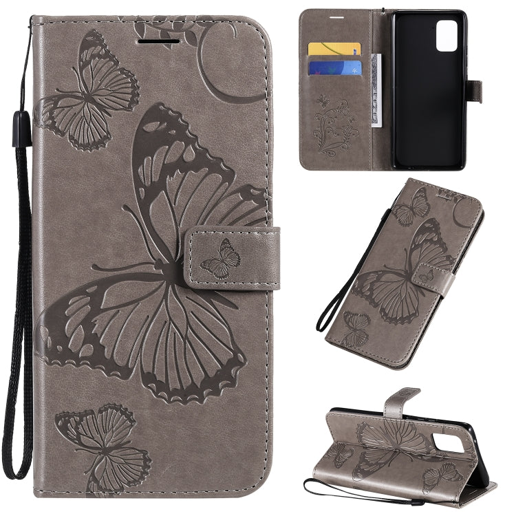 3D Butterflies Embossing Pattern Horizontal Flip Leather Case with Holder & Card Slot & Wallet, For Samsung Galaxy A41, For Samsung Galaxy A51 5G, For Samsung Galaxy A71 5G
