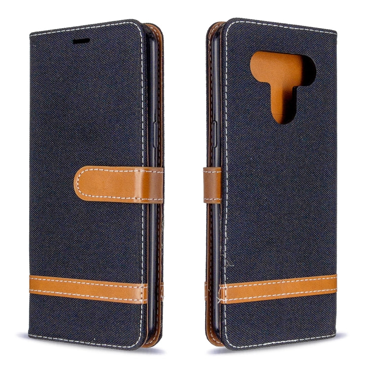 Color Matching Denim Texture Horizontal Flip Leather Case with Holder & Card Slots & Wallet & Lanyard, For LG K51, For Sony Xperia L4