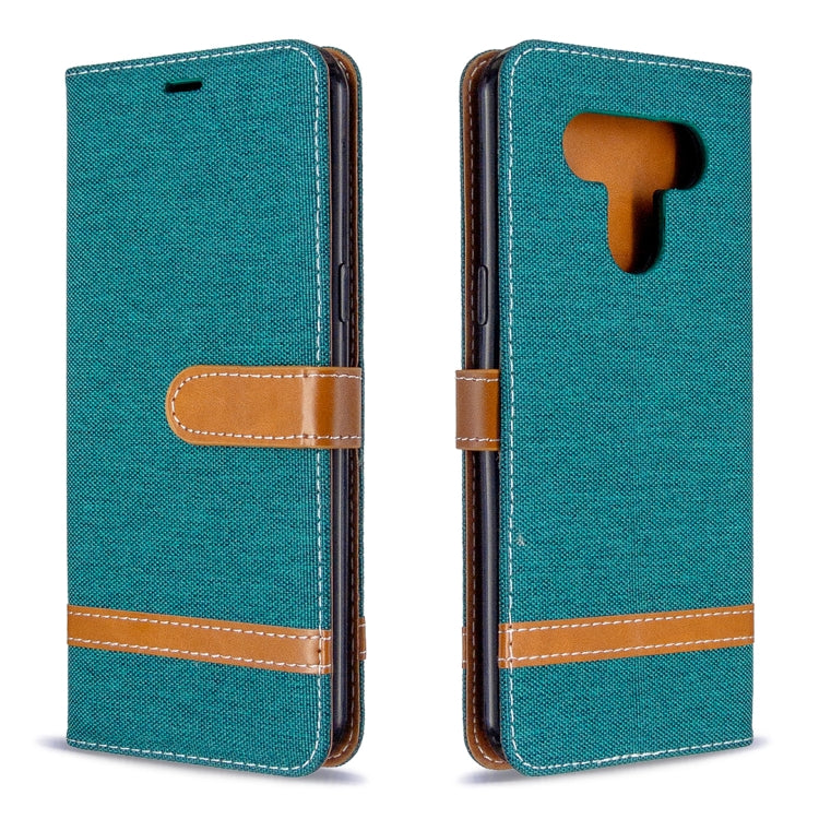 Color Matching Denim Texture Horizontal Flip Leather Case with Holder & Card Slots & Wallet & Lanyard, For LG K51, For Sony Xperia L4