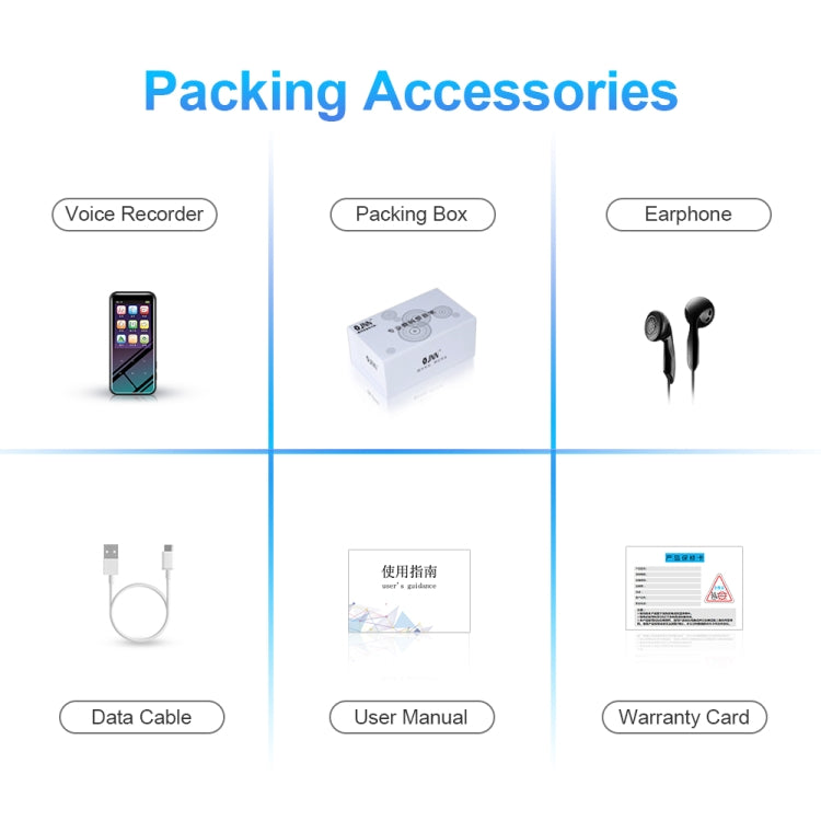 M15 Multi-function Smart Voice Recorder MP3 Hifi Sound Music Player Walkman, Bluetooth Version, 4GB, 8GB, 16GB, 32GB