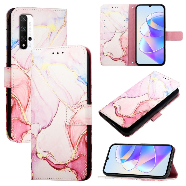 PT003 Marble Pattern Flip Leather Phone Case, For Honor 20 lite / 10i / 20e, For Honor 20 / 20 Pro / 20S, For Honor 9X 4G Global / Huawei Enjoy 10 Plus