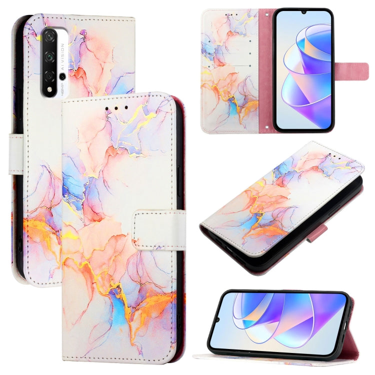 PT003 Marble Pattern Flip Leather Phone Case, For Honor 20 lite / 10i / 20e, For Honor 20 / 20 Pro / 20S, For Honor 9X 4G Global / Huawei Enjoy 10 Plus