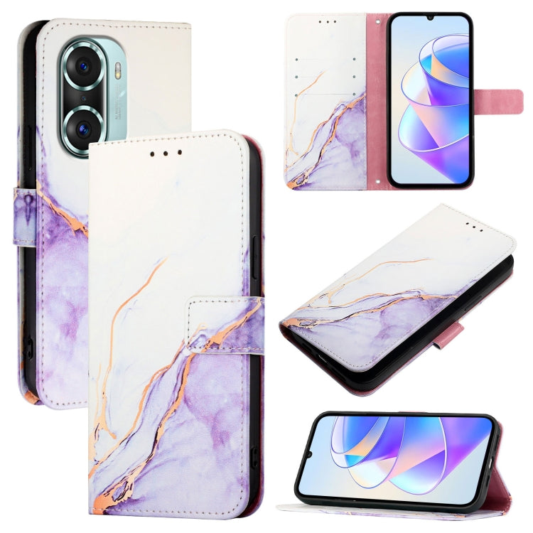 PT003 Marble Pattern Flip Leather Phone Case, For Honor 70, For Honor X8 4G / X30i / Play6T Pro, For Honor 60 SE, For Honor 60 Pro