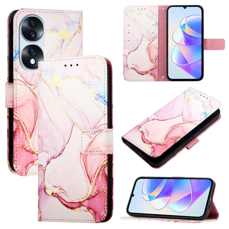 PT003 Marble Pattern Flip Leather Phone Case, For Honor 70, For Honor X8 4G / X30i / Play6T Pro, For Honor 60 SE, For Honor 60 Pro