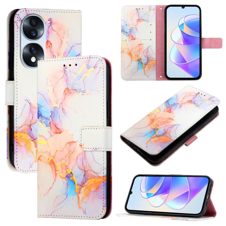 PT003 Marble Pattern Flip Leather Phone Case, For Honor 70, For Honor X8 4G / X30i / Play6T Pro, For Honor 60 SE, For Honor 60 Pro