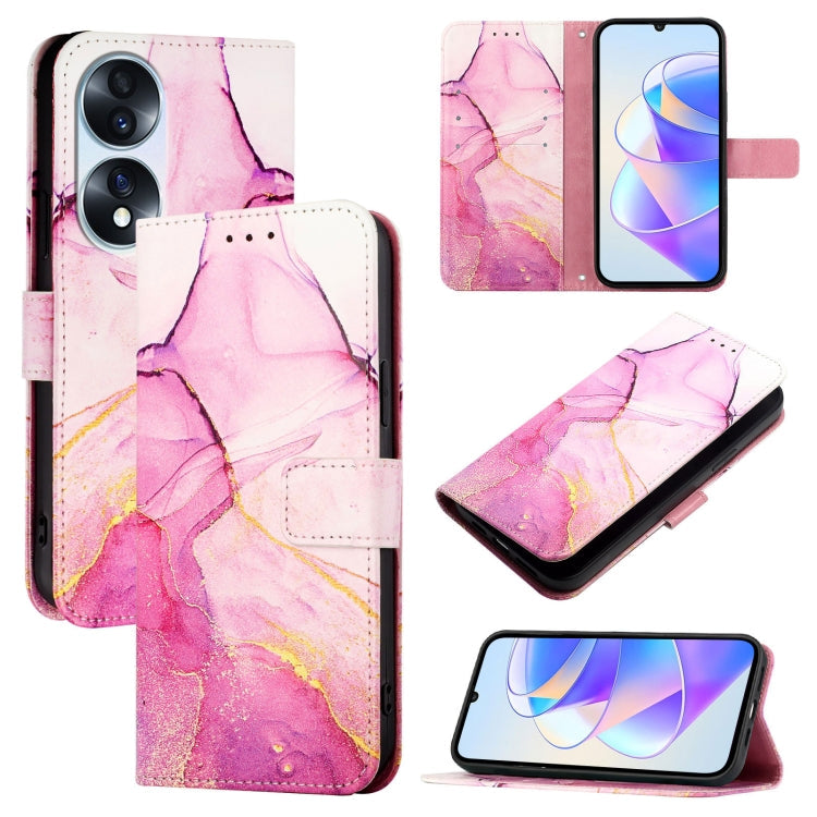 PT003 Marble Pattern Flip Leather Phone Case, For Honor 70, For Honor X8 4G / X30i / Play6T Pro, For Honor 60 SE, For Honor 60 Pro