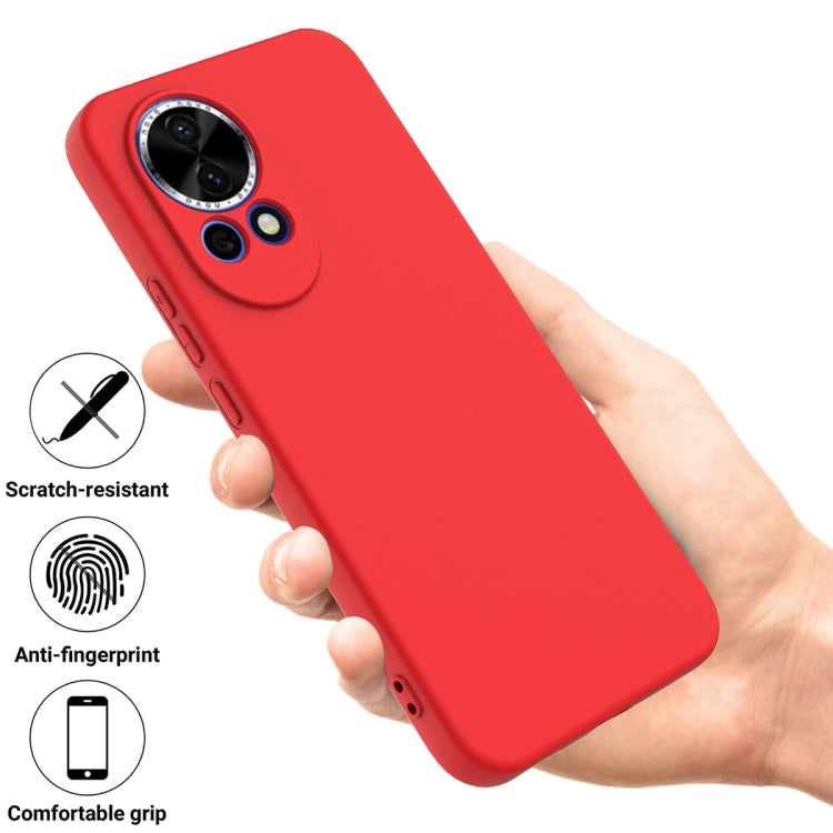 Solid Color Liquid Silicone Dropproof Full Coverage Phone Case, For Huawei Nova 11, For Huawei P60 / P60 Pro