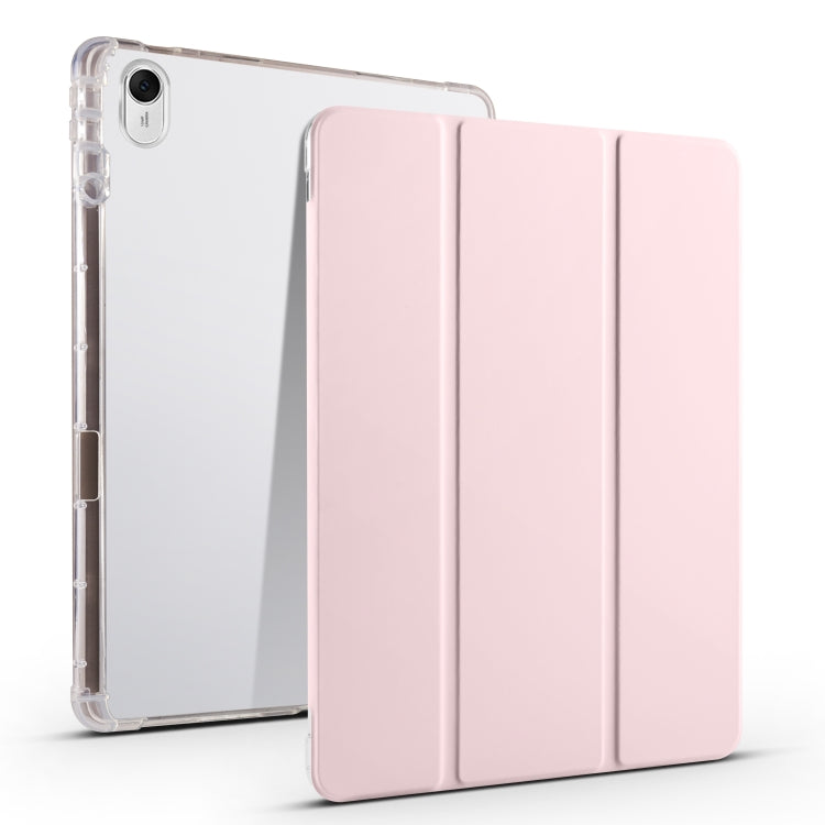 3-folding Transparent TPU Smart Leather Tablet Case, For Huawei MatePad 11.5 2023
