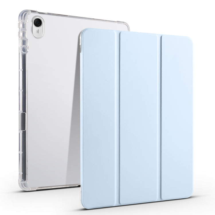 3-folding Transparent TPU Smart Leather Tablet Case, For Huawei MatePad 11.5 2023