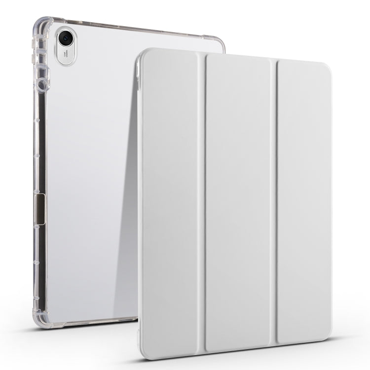 3-folding Transparent TPU Smart Leather Tablet Case, For Huawei MatePad 11.5 2023