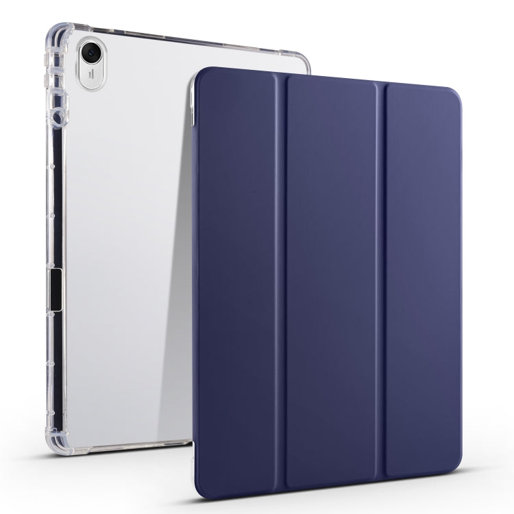 3-folding Transparent TPU Smart Leather Tablet Case, For Huawei MatePad 11.5 2023