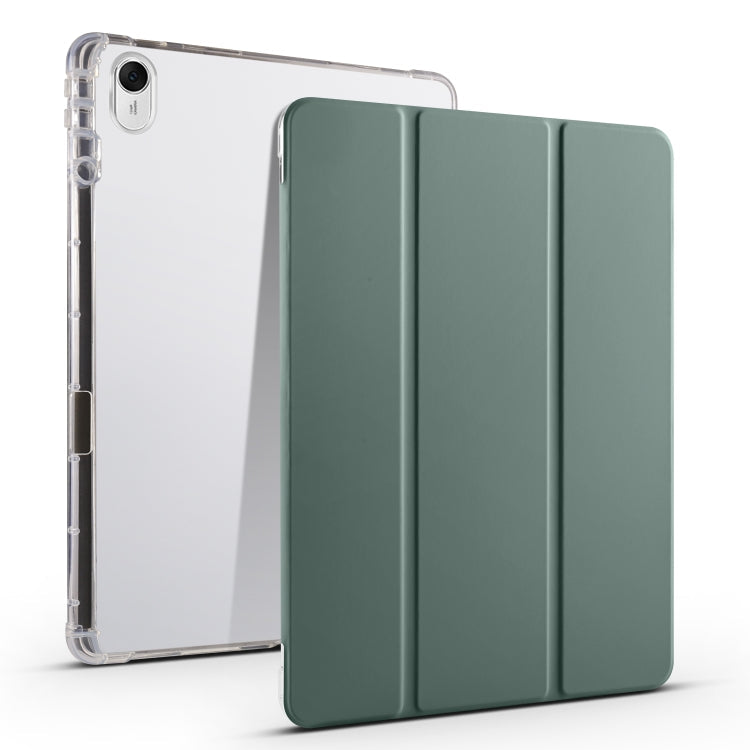 3-folding Transparent TPU Smart Leather Tablet Case, For Huawei MatePad 11.5 2023