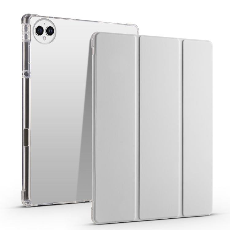 3-folding Transparent TPU Smart Leather Tablet Case, For Huawei MatePad 11.5S, For Huawei MatePad Pro 13.2 2023