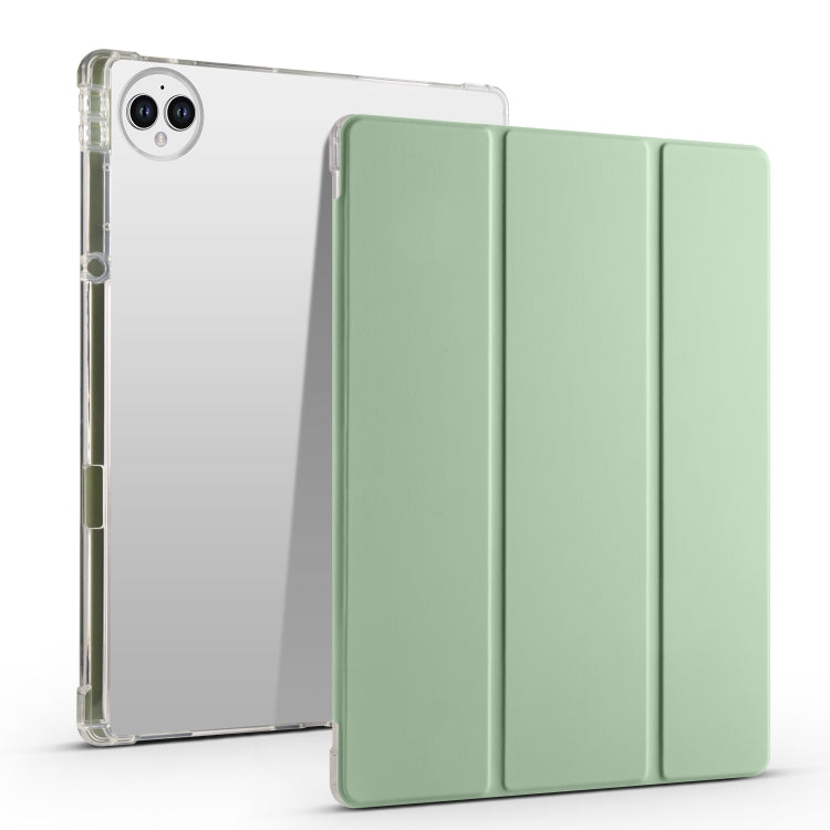 3-folding Transparent TPU Smart Leather Tablet Case, For Huawei MatePad 11.5S, For Huawei MatePad Pro 13.2 2023