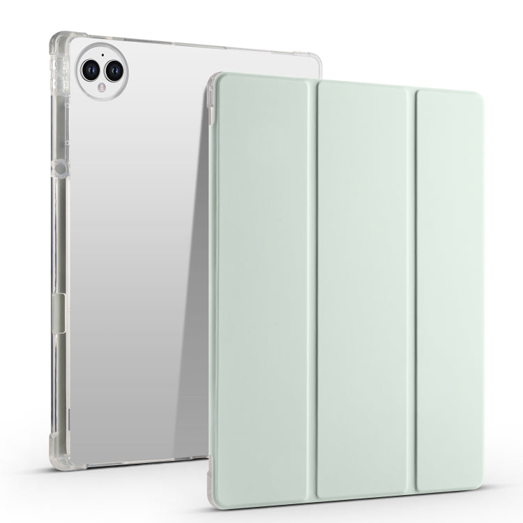 3-folding Transparent TPU Smart Leather Tablet Case, For Huawei MatePad 11.5S, For Huawei MatePad Pro 13.2 2023