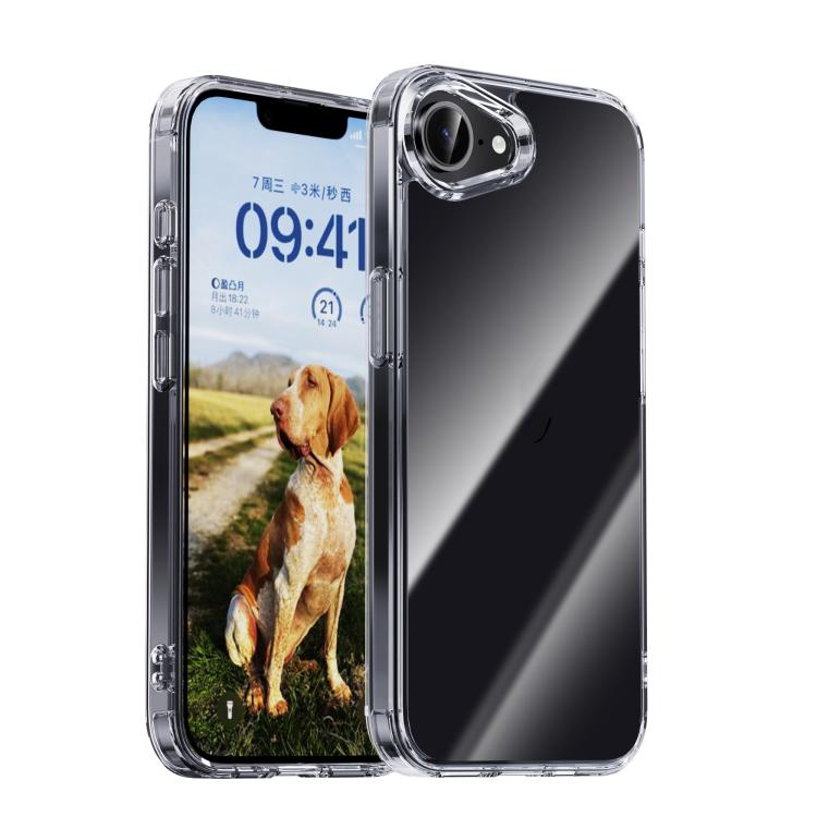 iPAKY Crystal Clear Series Shockproof PC + TPU Protective Phone Case, For iPhone 18 Pro / 17 Pro, For iPhone 18 Pro Max / 17 Pro Max, For iPhone 17e / 16e, For iPhone 16 Pro Max, For iPhone 16 Pro, For iPhone 16 Plus, For iPhone 16, For iPhone 15 Pro M...