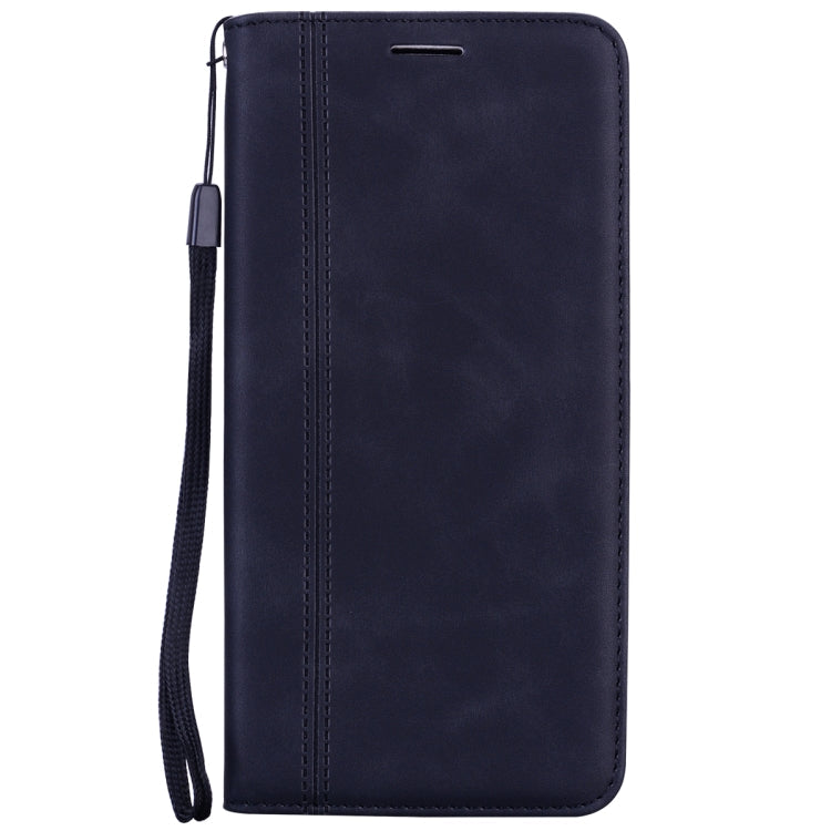 Frosted Business Magnetic Horizontal Flip PU Leather Case with Holder & Card Slot & Lanyard, For Samsung Galaxy A01, For Samsung Galaxy A7 (2018), For Samsung Galaxy A10, For Samsung Galaxy A10s