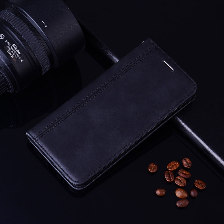 Frosted Business Magnetic Horizontal Flip PU Leather Case with Holder & Card Slot & Lanyard, For Samsung Galaxy A01, For Samsung Galaxy A7 (2018), For Samsung Galaxy A10, For Samsung Galaxy A10s