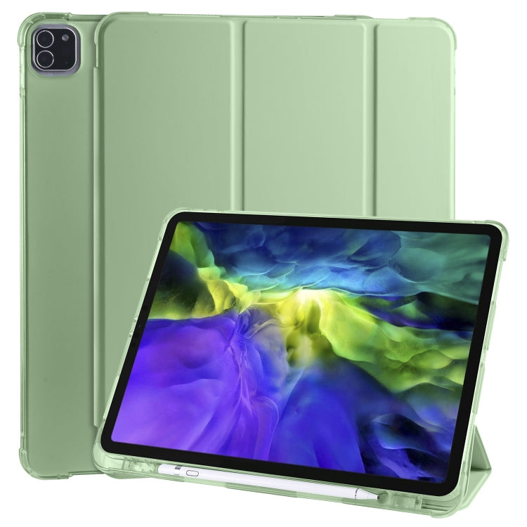 3-folding Horizontal Flip PU Leather + Shockproof TPU Case with Holder & Pen Slot, For iPad Pro 11 (2020) / iPad Pro 11(2018), For iPad Air 13 2025 / 2024 / iPad Pro 12.9 (2020) / iPad Pro 12.9(2018), For iPad 10.2 2021 / 2020 / 2019                   ...