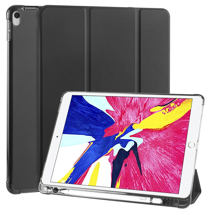 3-folding Horizontal Flip PU Leather + Shockproof TPU Case with Holder & Pen Slot, For iPad Pro 11 (2020) / iPad Pro 11(2018), For iPad Air 13 2025 / 2024 / iPad Pro 12.9 (2020) / iPad Pro 12.9(2018), For iPad 10.2 2021 / 2020 / 2019                   ...