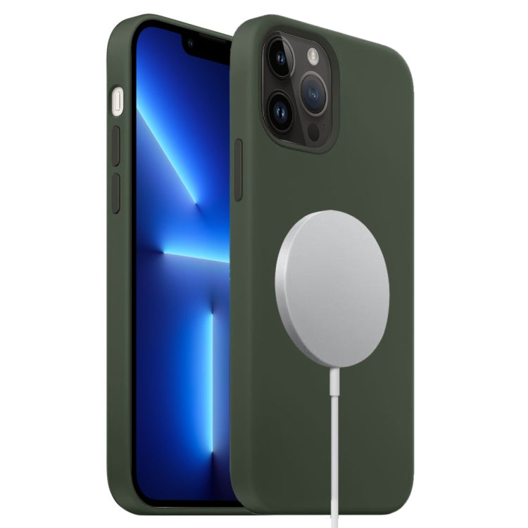 Liquid Silicone Full Coverage MagSafe Phone Case, For iPhone 13 Pro Max, For iPhone 13 Pro, For iPhone 13