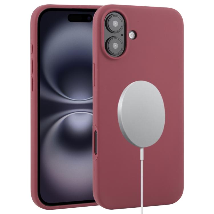 Liquid Silicone Full Coverage MagSafe Phone Case, For iPhone 16, For iPhone 15 Pro Max, For iPhone 15 Pro