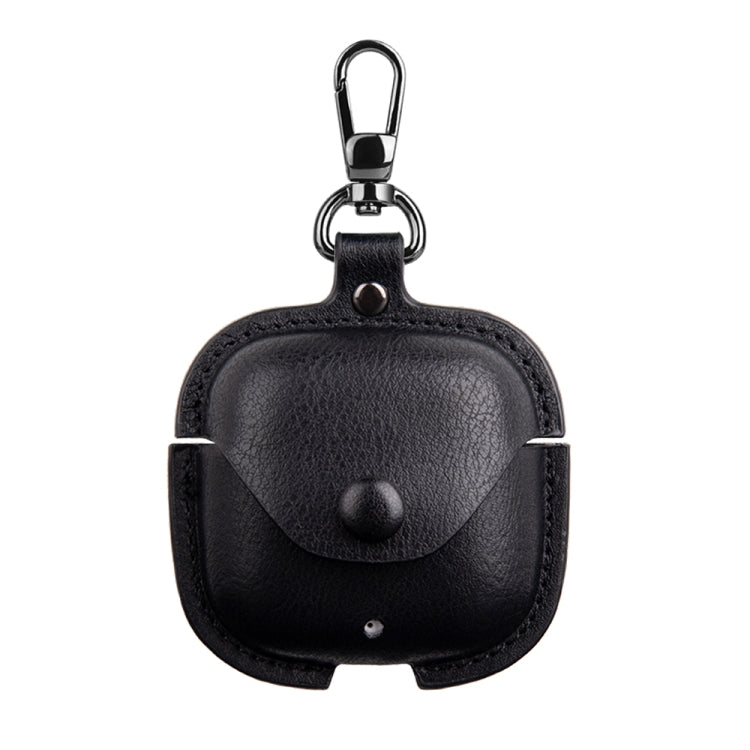 Leather TWS Earphone Protective Case with Hook, For Huawei FreeBuds SE 2 / SE 3