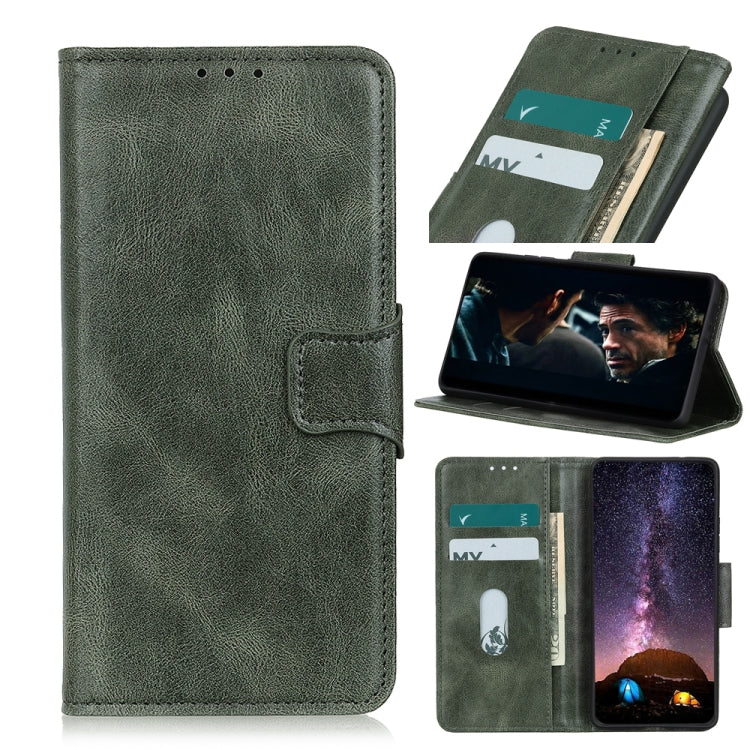 Mirren Crazy Horse Texture Horizontal Flip Leather Case with Holder & Card Slots & Wallet, For Xiaomi Redmi 9C