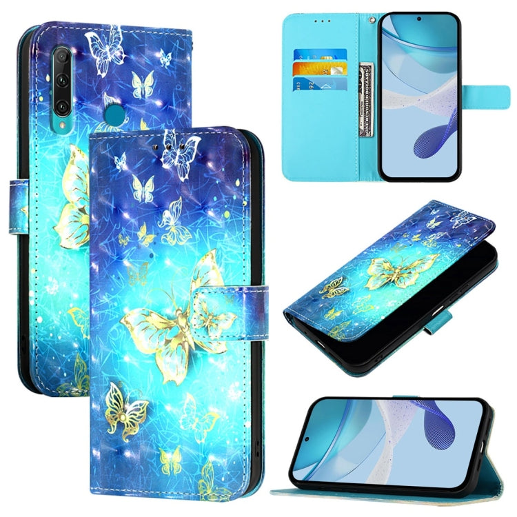 3D Painting Horizontal Flip Leather Phone Case, For Huawei P40, For Huawei Enjoy 9s / P Smart 2019