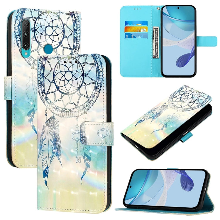 3D Painting Horizontal Flip Leather Phone Case, For Huawei P40, For Huawei Enjoy 9s / P Smart 2019