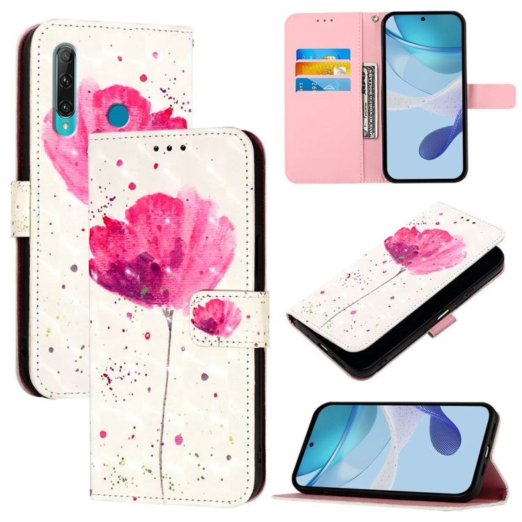 3D Painting Horizontal Flip Leather Phone Case, For Huawei P40, For Huawei Enjoy 9s / P Smart 2019