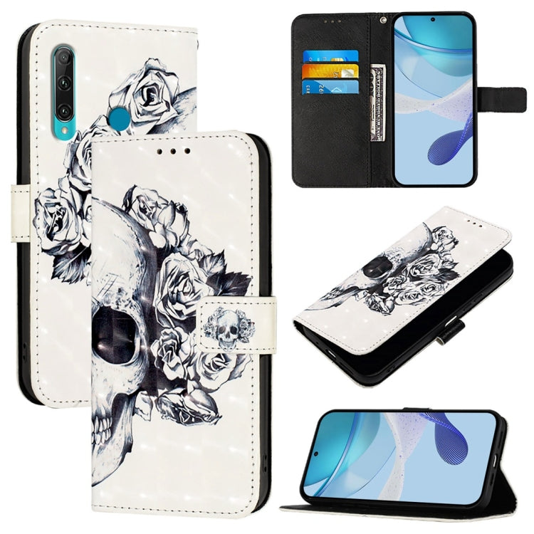3D Painting Horizontal Flip Leather Phone Case, For Huawei P40, For Huawei Enjoy 9s / P Smart 2019