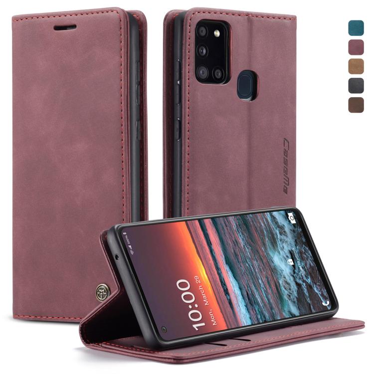 CaseMe-013 Multifunctional Retro Frosted Horizontal Flip Leather Case with Card Slot & Holder & Wallet, For Samsung Galaxy A21S, For Samsung Galaxy A31, For Samsung Galaxy A41