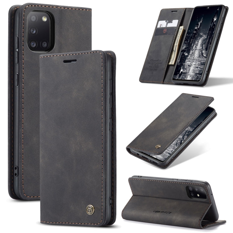 CaseMe-013 Multifunctional Retro Frosted Horizontal Flip Leather Case with Card Slot & Holder & Wallet, For Samsung Galaxy A21S, For Samsung Galaxy A31, For Samsung Galaxy A41