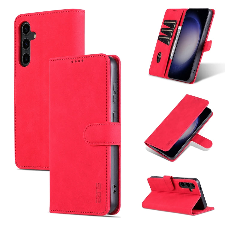AZNS Skin Feel Calf Texture Flip Leather Phone Case, For Samsung Galaxy S24+ 5G, For Samsung Galaxy S24 5G, For Samsung Galaxy A15, For Samsung Galaxy A05