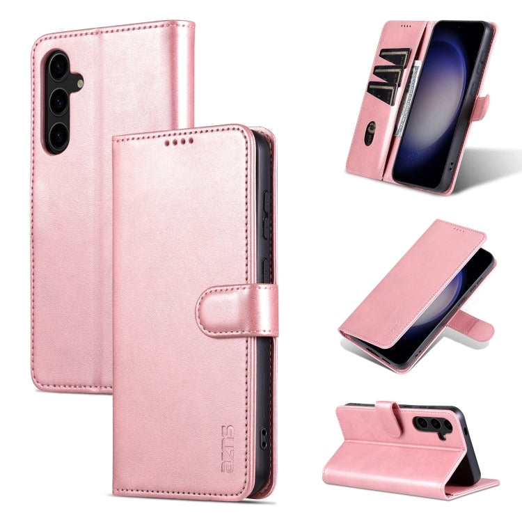AZNS Skin Feel Calf Texture Flip Leather Phone Case, For Samsung Galaxy S24+ 5G, For Samsung Galaxy S24 5G, For Samsung Galaxy A15, For Samsung Galaxy A05