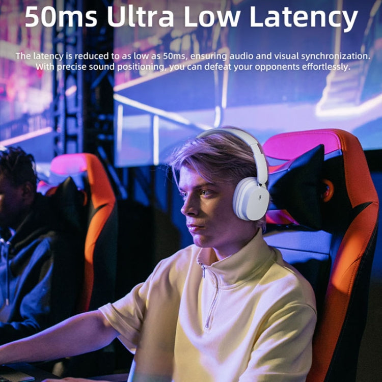 T2 Foldable High Definition Stereo ENC Noise Reduction Wireless Gaming Headphones with Mic, T2