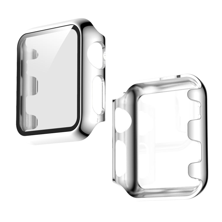 Full Coverage Plating TPU Case, For Apple Watch Series 3 & 2 & 1 38mm, For Apple Watch Series 3 & 2 & 1 42mm, For Apple Watch Series 5 & 4 40mm, For Apple Watch Series 5 & 4 44mm