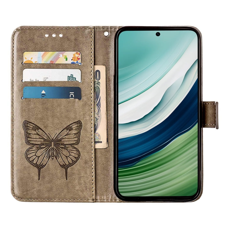 Embossed Butterfly Leather Phone Case, For Huawei Mate 60, For Huawei Mate 60 Pro, For Huawei P60 Art