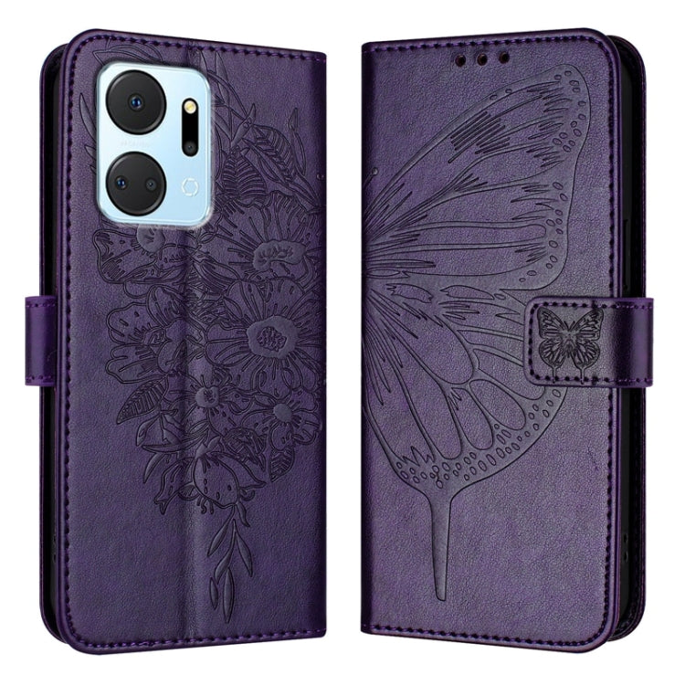 Embossed Butterfly Leather Phone Case, For Honor X7a / Play7T 5G, For Honor Magic5 Pro, For Honor X40 / X9a / Magic5 Lite